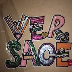 Versace Colorful Sequin Patches
